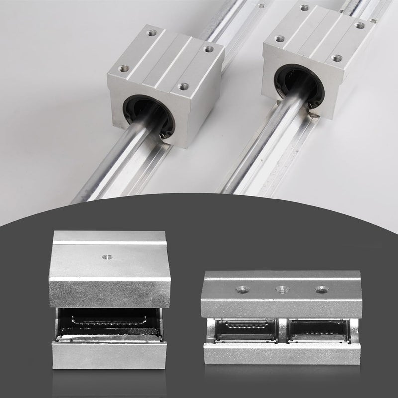 DEEPDREAM 2pcs SBR30UU Aluminum Block 30mm Linear Motion Ball Bearing Slide Block Match for SBR30 30mm Linear Guide Rail - Image 5